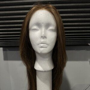 Jon Renau Wig w/halo Hat Magic hairpiece | Long | Light Brown